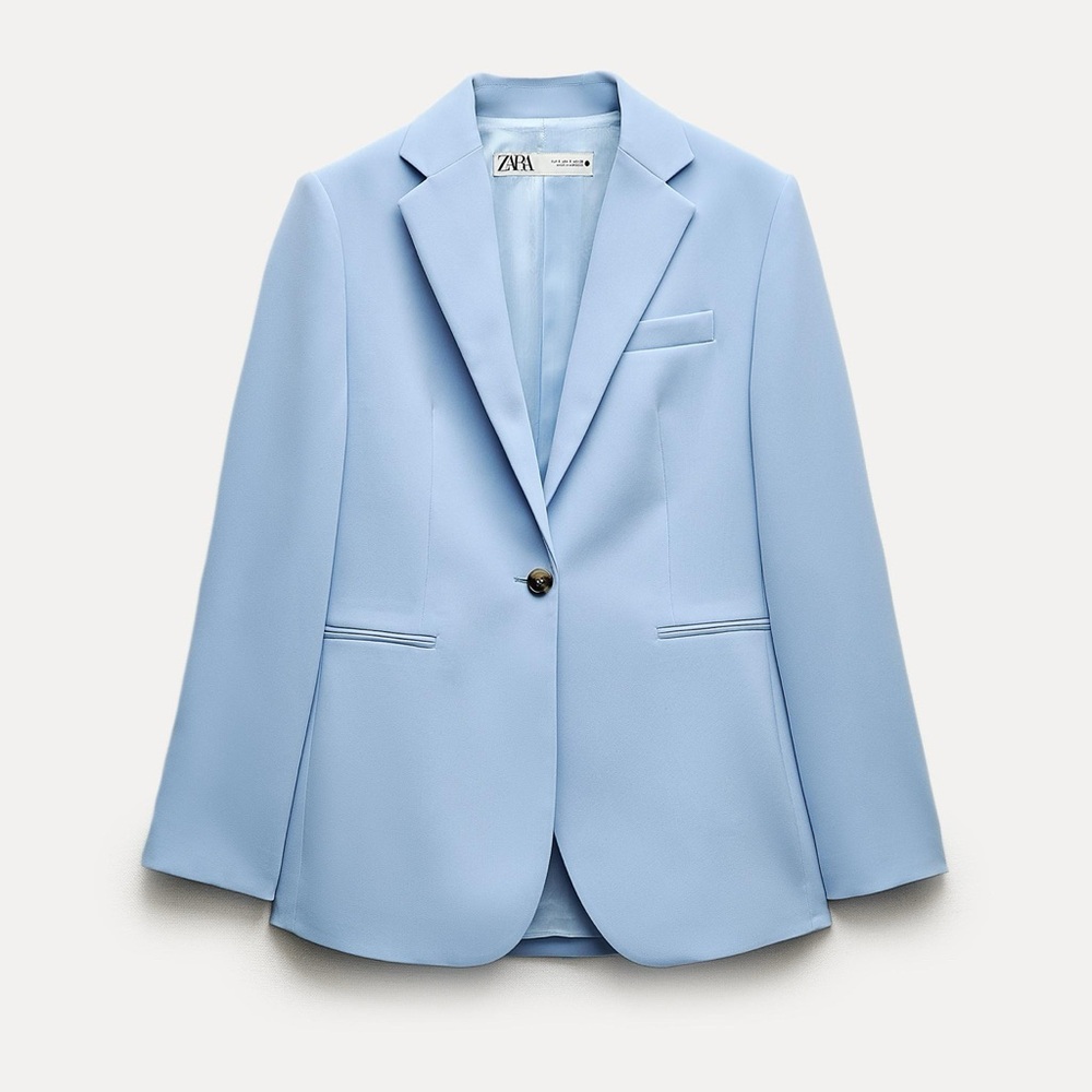 Baby blue Zara blazer